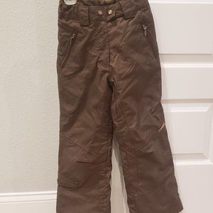 Obermeyer Kids EWS  Brown Ski Pants, kids Size 8